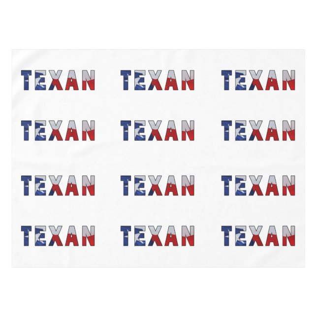 Mantel Bandera de ondeo texana (Frente (Horizontal))