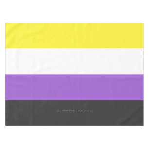Mantel Bandera de orgullo no binario de SlipperyJoe's ama