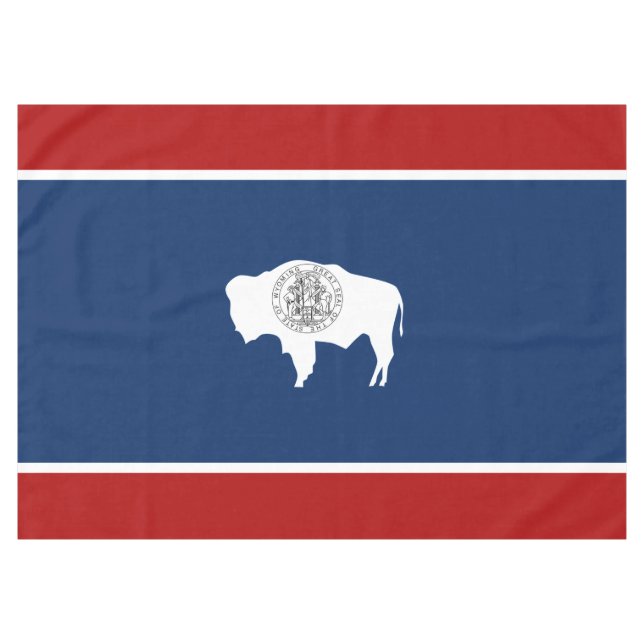 Mantel Bandera de Wyoming (Frente (Horizontal))