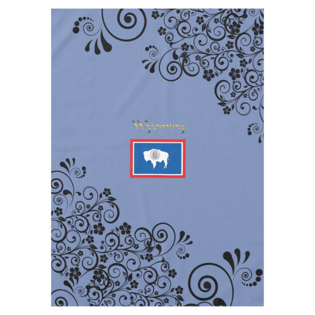 Mantel Bandera de Wyoming (Anverso)