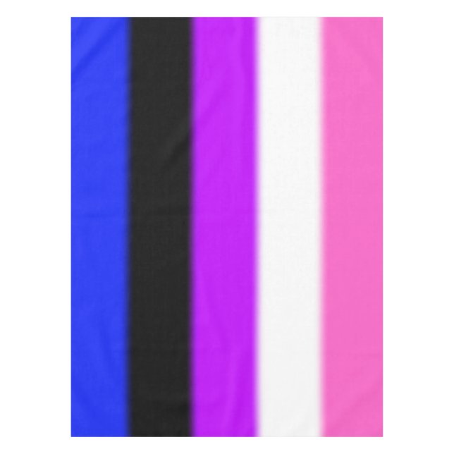 Mantel Bandera del Orgullo de Fallo de Género (Anverso)