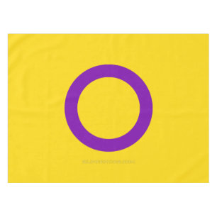 Mantel Bandera del orgullo intersexual de SlipperyJoe's f