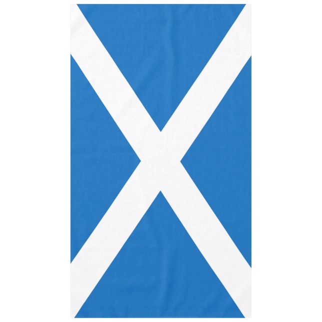 Mantel Bandera escocesa Saltire (Anverso)