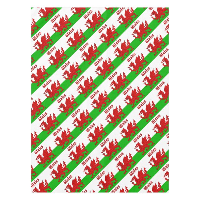 Mantel Bandera galesa Gales (Anverso)