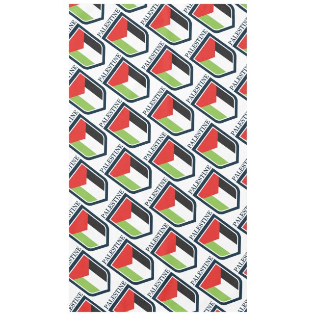 Mantel Bandera palestina y palestina (Anverso)