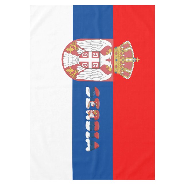Mantel Bandera servia (Anverso)