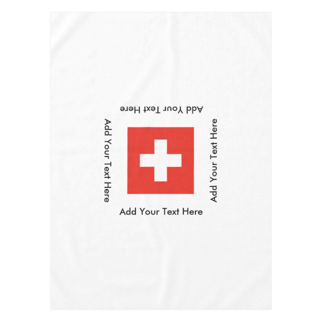 Mantel Bandera suiza (Anverso)