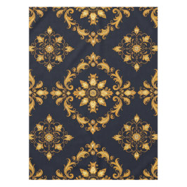 Mantel "Barockes Ornament-Muster in Gold und Schwarz"