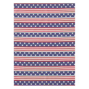 Mantel Barras y estrellas americana patrióticas de la