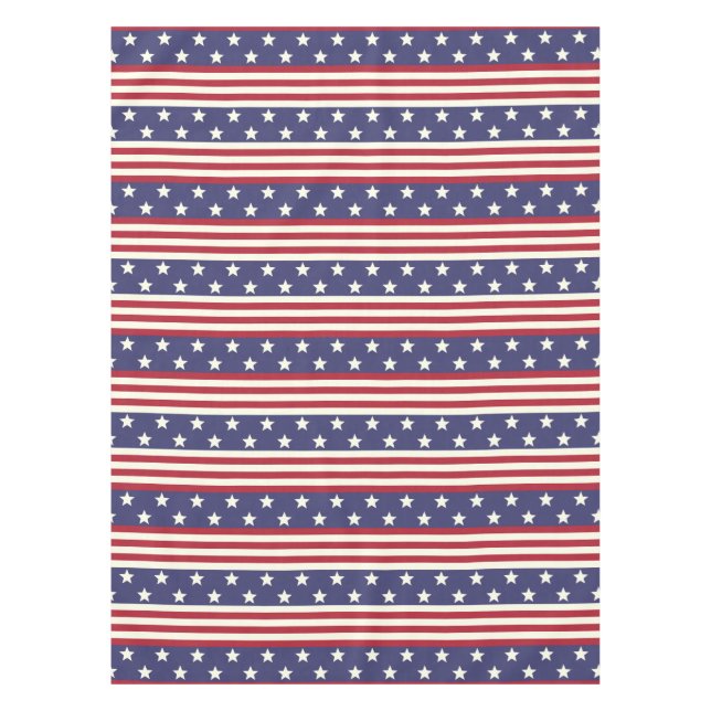 Mantel Barras y estrellas americana patrióticas de la (Anverso)