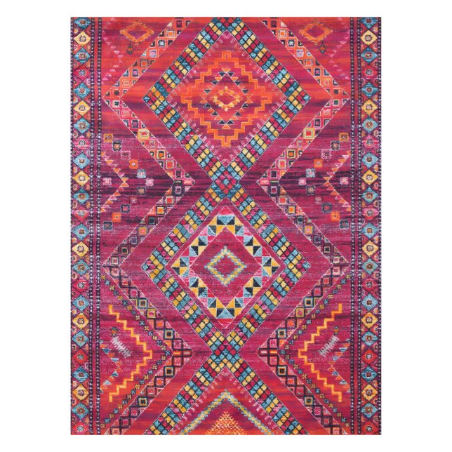 Mantel Bazar de Rubor: Elegancia de herencia marroquí ros (Anverso)