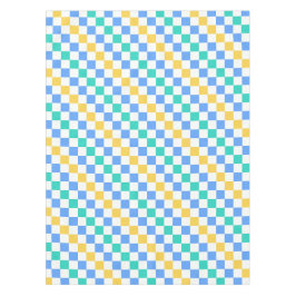 Mantel Beach day diagonal checkerboard pattern