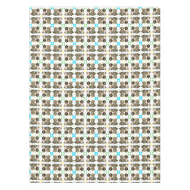 Mantel Bebé bovino pequeño y oso de peluche