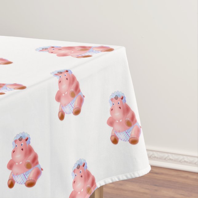 Mantel Bebé divertido Hippo Tablecloth (In Situ)