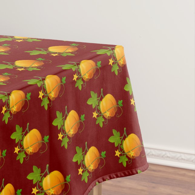 Mantel Bellas calabazas en el rojo otoñal (In Situ)