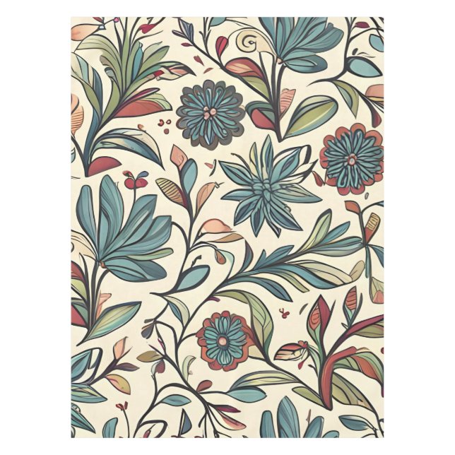 Mantel Belleza floral (Anverso)