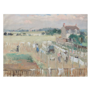 Mantel Berthe Morisot - Colgando la lavandería para secar