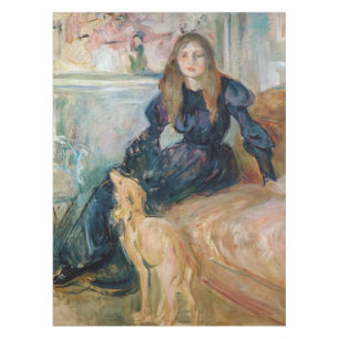 Mantel Berthe Morisot - Julie y su Greyhound Laerte