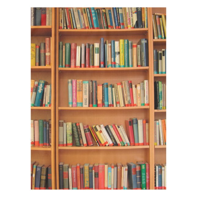 Mantel Biblioteca de libros Librería Lectura de Bookworm (Anverso)