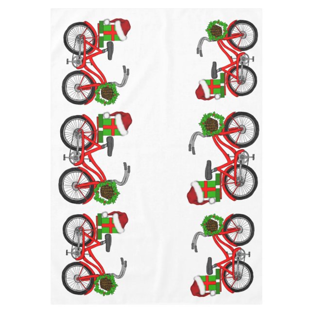 Mantel Bicicleta navidades (Anverso)