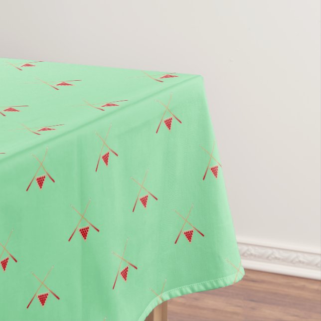 Mantel billar en verde (In Situ)