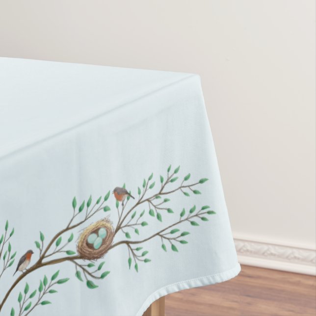 Mantel Bird Baby Shower Spring (In Situ)