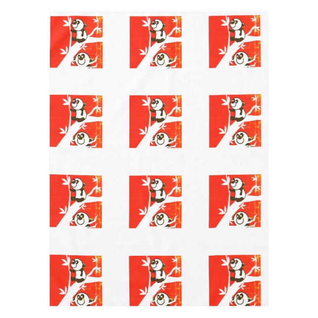 Mantel Birthday Pandas (Anverso)
