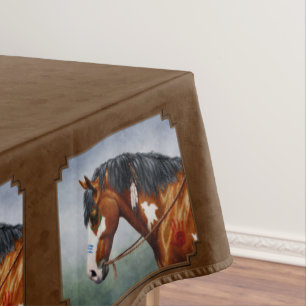 Mantel Black American Bay Pinto Horse Brown