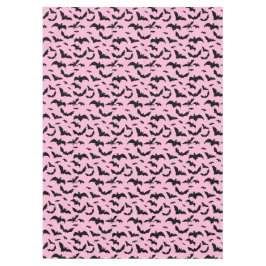 Mantel Black Bats rosados de Halloween