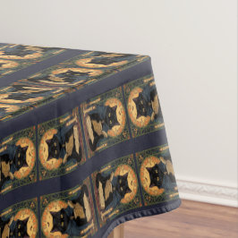 Mantel Black Cat Reading A Book Of Solstice Spells