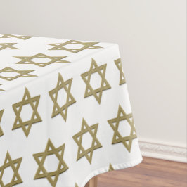 Mantel Blanco moderno | Chanukah | ESTRELLA DE DAVID