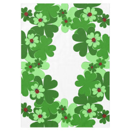 Mantel Blanco moderno, verde, rojo insecto de larva y ama