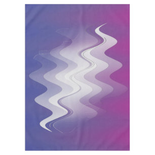 Mantel Blanco morado azul