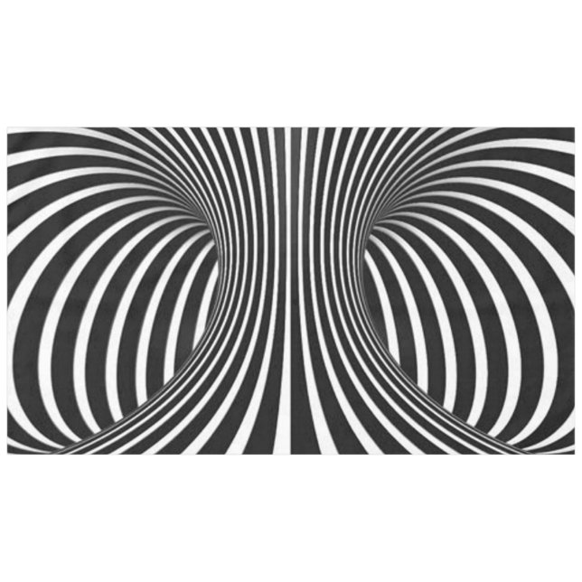 Mantel Blanco y negro (Frente (Horizontal))