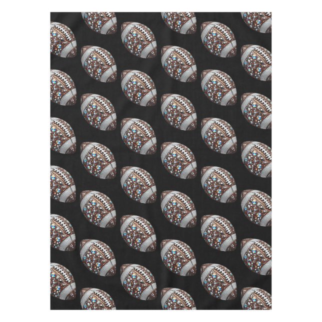 Mantel Bling Football Fiesta Big Juego Bowl (Anverso)