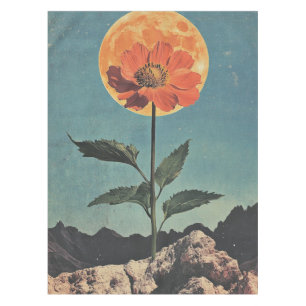 Mantel Bloom Naranja iluminado por luna - Encanto Boho vi