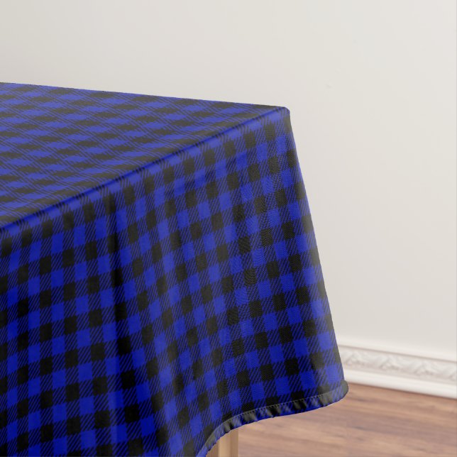 Mantel Blue Buffalo Check (In Situ)