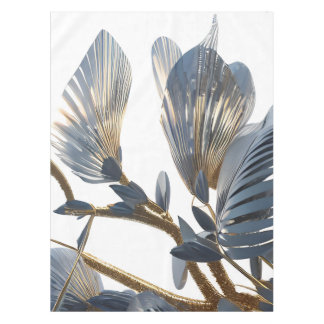 Mantel Blue Floral Design Plant