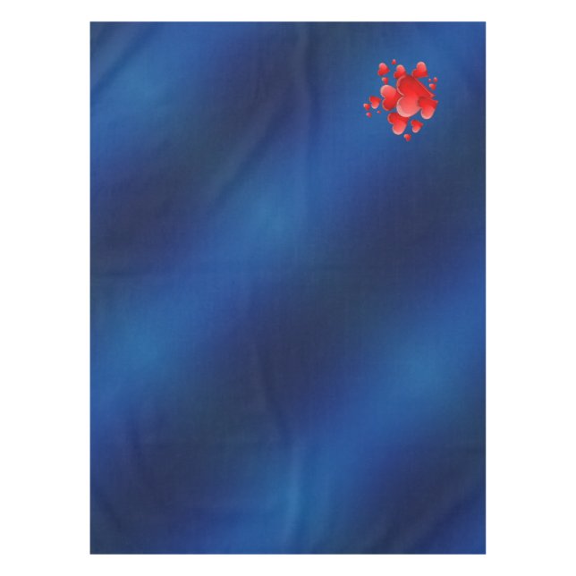 Mantel Blue heart  romantic wallpaper (Anverso)