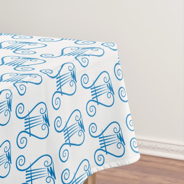 Mantel Blue Lyre (In Situ)