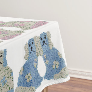 Mantel Blue Pink Staffordshire Dogs Ginger Jars Jar