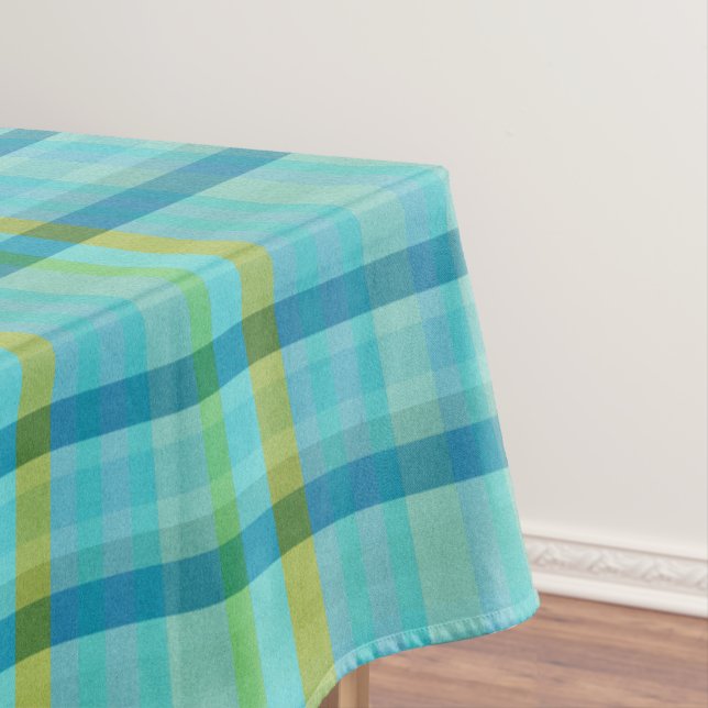 Mantel Blue Plaid by Shirley Taylor (In Situ)
