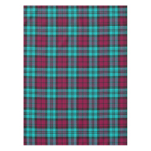 Mantel Blue Red Campbell Tartán Blackwatch Plain