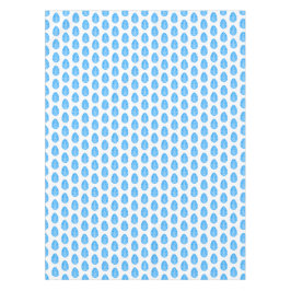 Mantel Blue Rustic Floral Easter Linocut