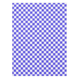 Mantel Blueberry cream checkered pattern