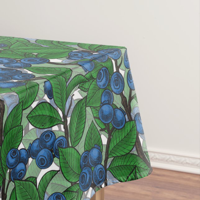 Mantel Blueberry sobre blanco (In Situ)