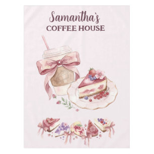 Mantel Blush Patisserie Cafe Marca Personalizada