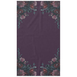 Mantel Boda de caída de morado floral