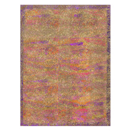 Mantel Boda de Damasco de Oro Paisley Naranja Púrpura