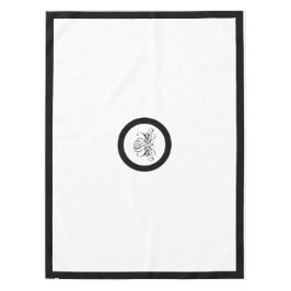 Mantel Boda de Rosa negro caligrafía